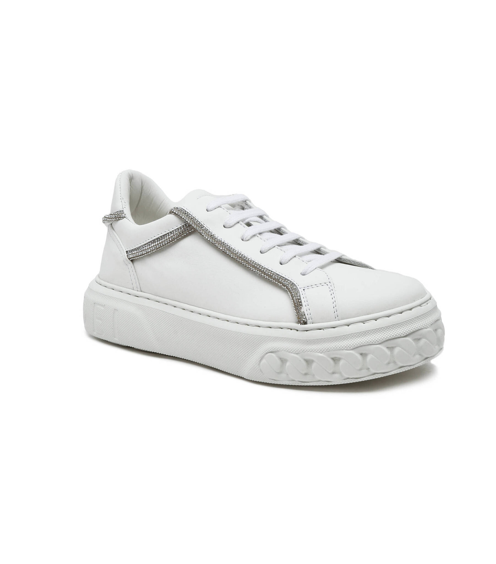 Кожаные кроссовки off road Casadei - белый(2X920Z0201C1867)