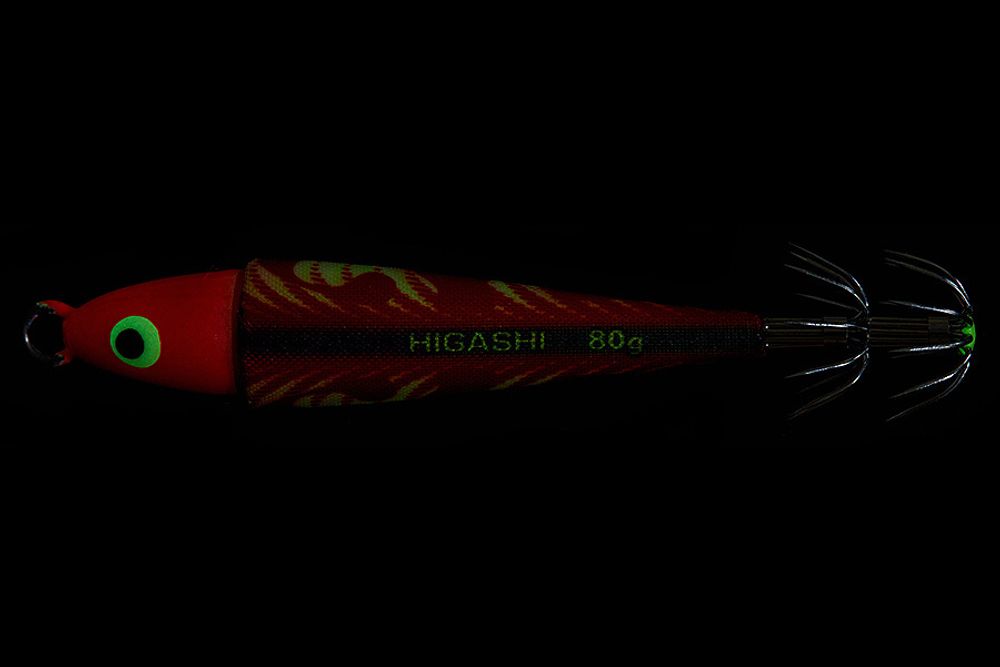 Кальмарница HIGASHI Squid Cloth sinker 80g #08 Red Shad