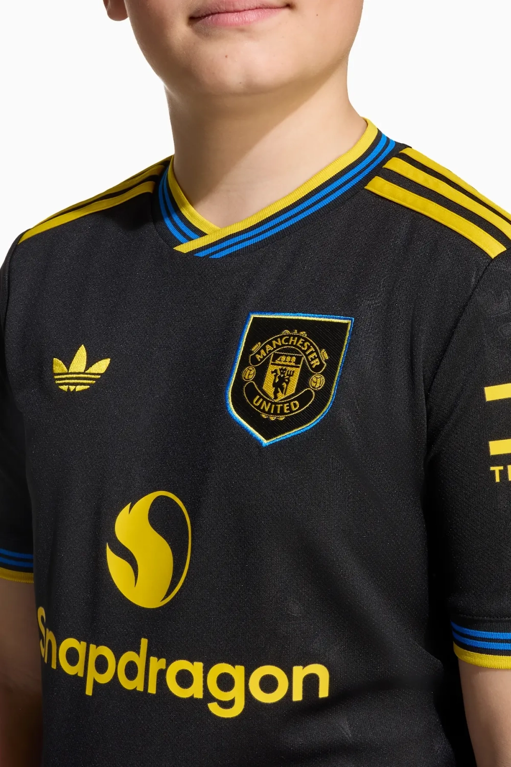 Футболка adidas Manchester United 25/26 3rd Junior - черный