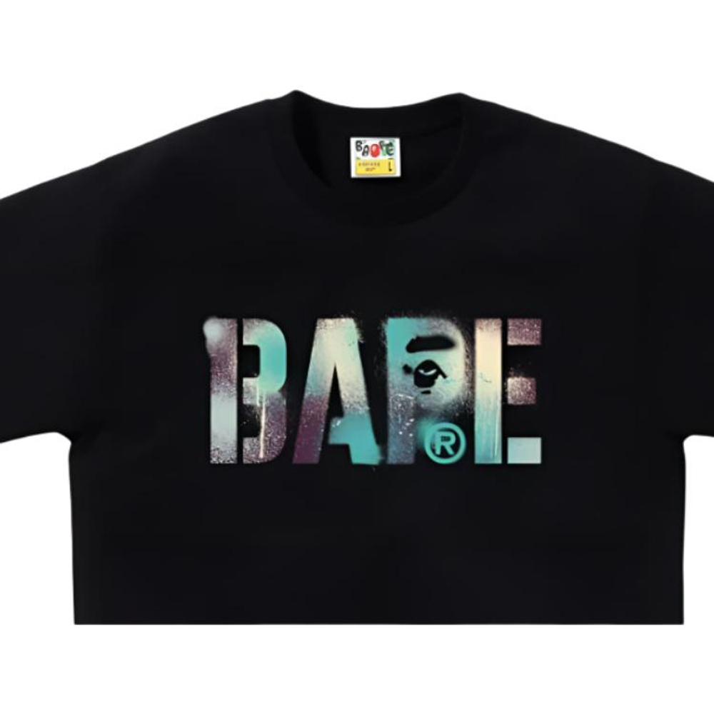 A Bathing Ape Bathing Ape Printed Футболка черный зеленый