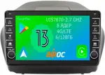 Магнитола для Hyundai iХ35, Tucson 2 2009-2015 - Airoc AB-2002 (кнопки и крутилки), Android 13, Быстрая, SIM-слот, CarPlay