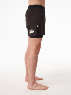 ШОРТЫ МУЖСКИЕ ELEVATE SHORT 5 | BLACK WHITE