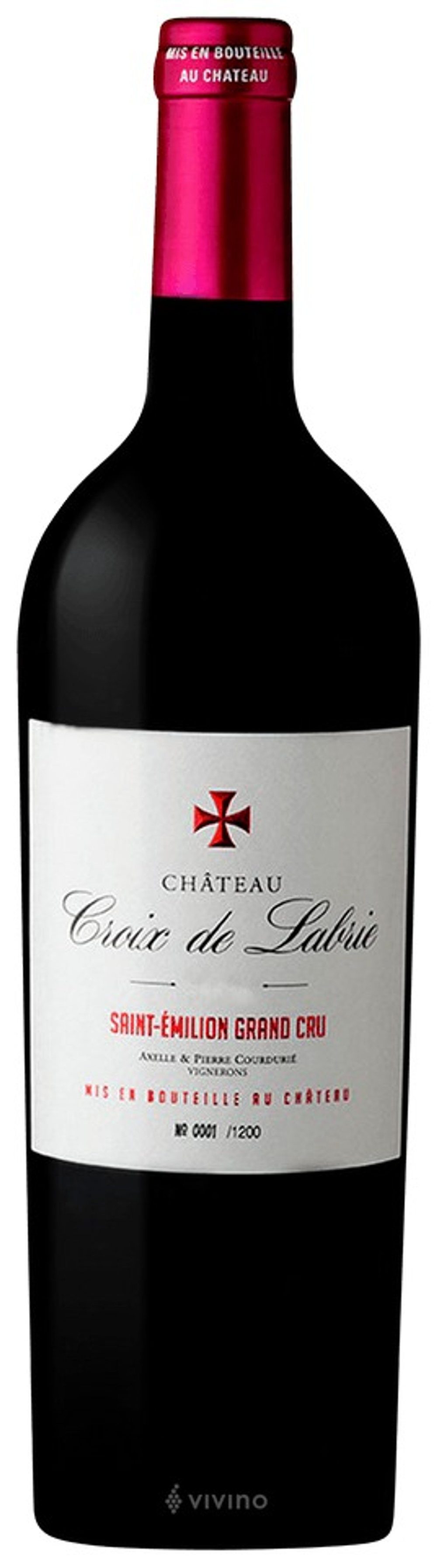Вино CHATEAU CROIX DE LABRIE ST EMILION GRAND CRU AOC 2015