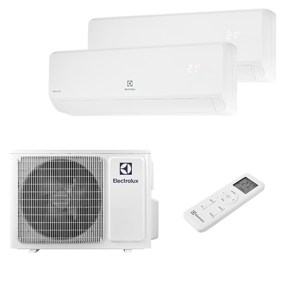 Мультисплит система на 2 комнаты Electrolux EACS/I-07 HMB FMI/N8_ERP/in x 2 / EACO/I-14 FMI-2/N8_ERP