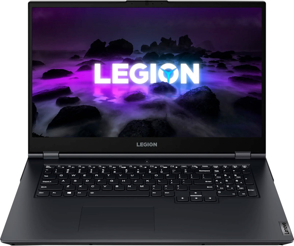 Ноутбук 17,3" Lenovo Legion 5 17ITH6H Core i5 11400H/16Gb/512Gb SSD/NV RTX3060 6Gb/17.3" FullHD/Win11 Синий (82JM002WRU)