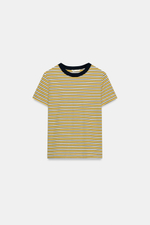 ФУТБОЛКА INTERLOCK С КОРОТКИМИ РУКАВАМИ — ZARA