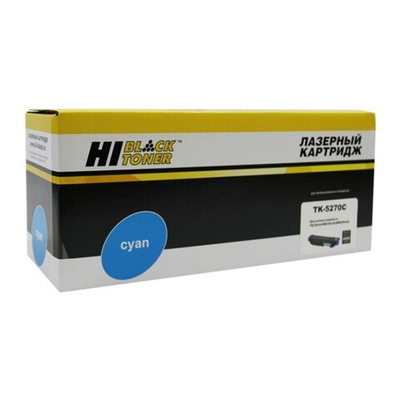 Тонер-картридж Hi-Black (HB-TK-5270C) для Kyocera M6230cidn/M6630/P6230cdn, Cyan, 6K