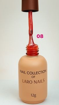 Laro nails cat eye rubber base 08 12мл.