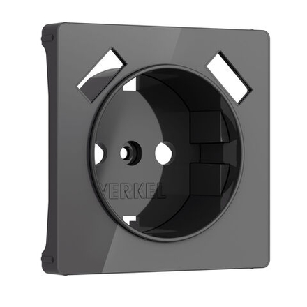 Накладка для розетки USB (графит акрил)
