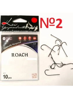 Крючок KOI "ROACH", размер 2 (INT), цвет BN