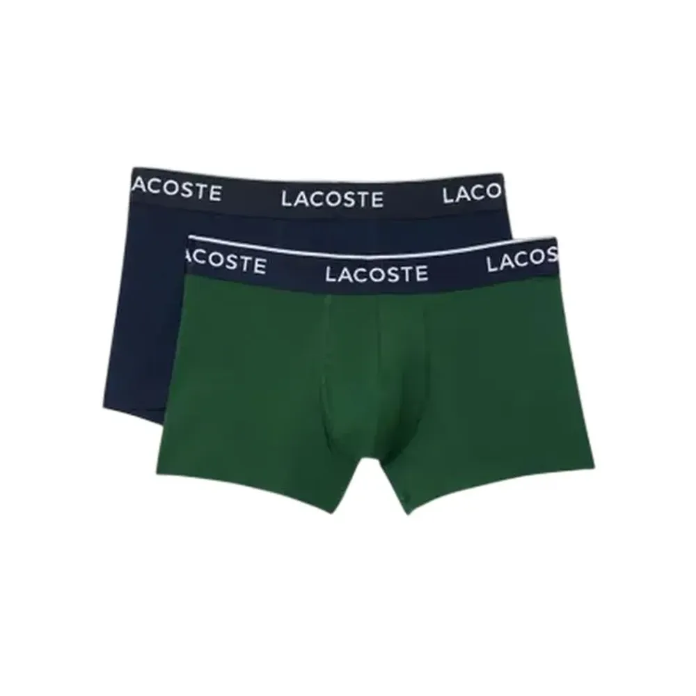Мужские спортивные боксеры Lacoste Trunks 2P - navy blue/green