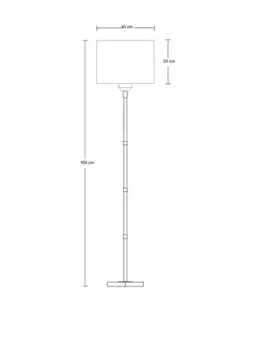 Торшер 1*E27 A4090PN-1BK белый/черный JAMIE Arte Lamp