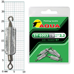 Груз с вертлюгом для рыбалки AQUA SY-6003