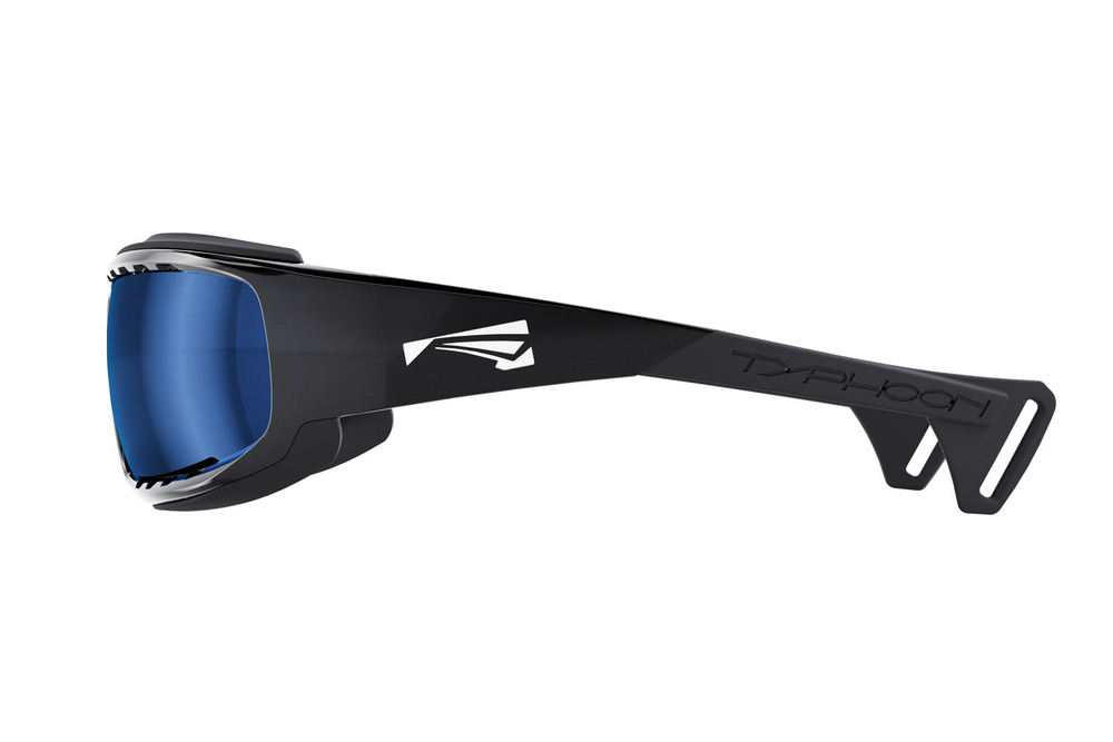 Спортивные очки LiP Typhoon / Gloss Black - Black / Zeiss / PA Polarized / Gun Blue Lens