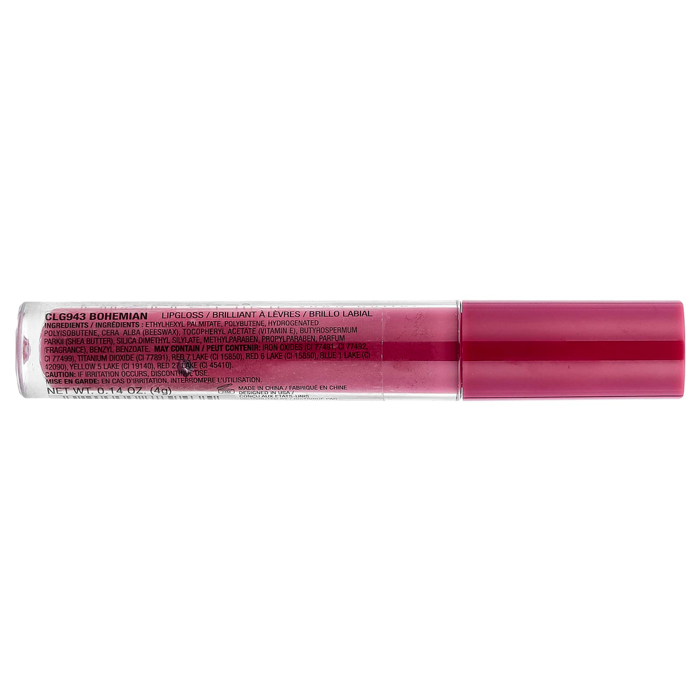 L.A. Colors, High Shine, блеск для губ с маслом ши, CLG943 Boheian, 4 г (0,14 унции)