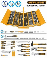 Набор ручного инструмента 108 шт. HTCS151081 INDUSTRIAL