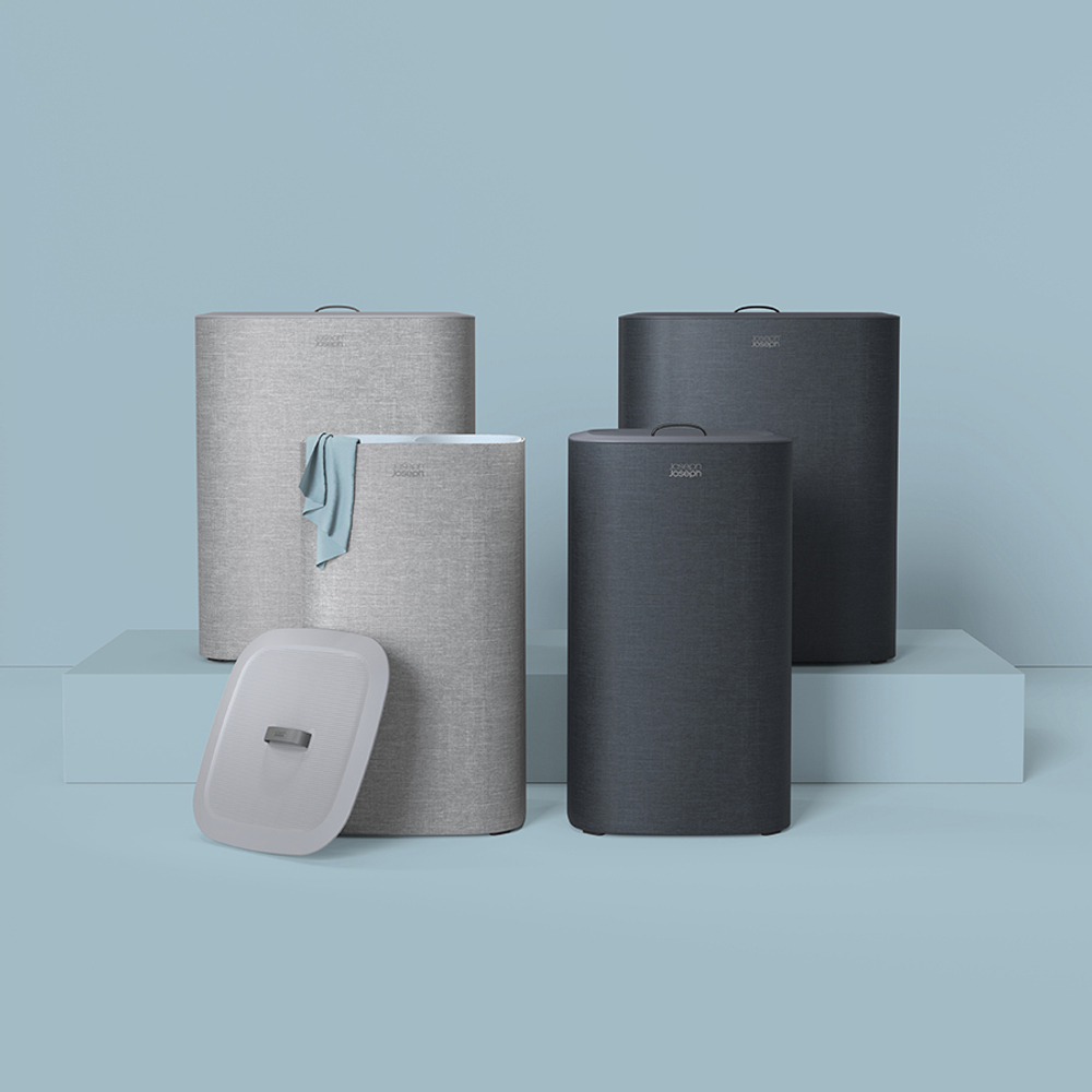 Корзина для белья tota™, 60 л, черная