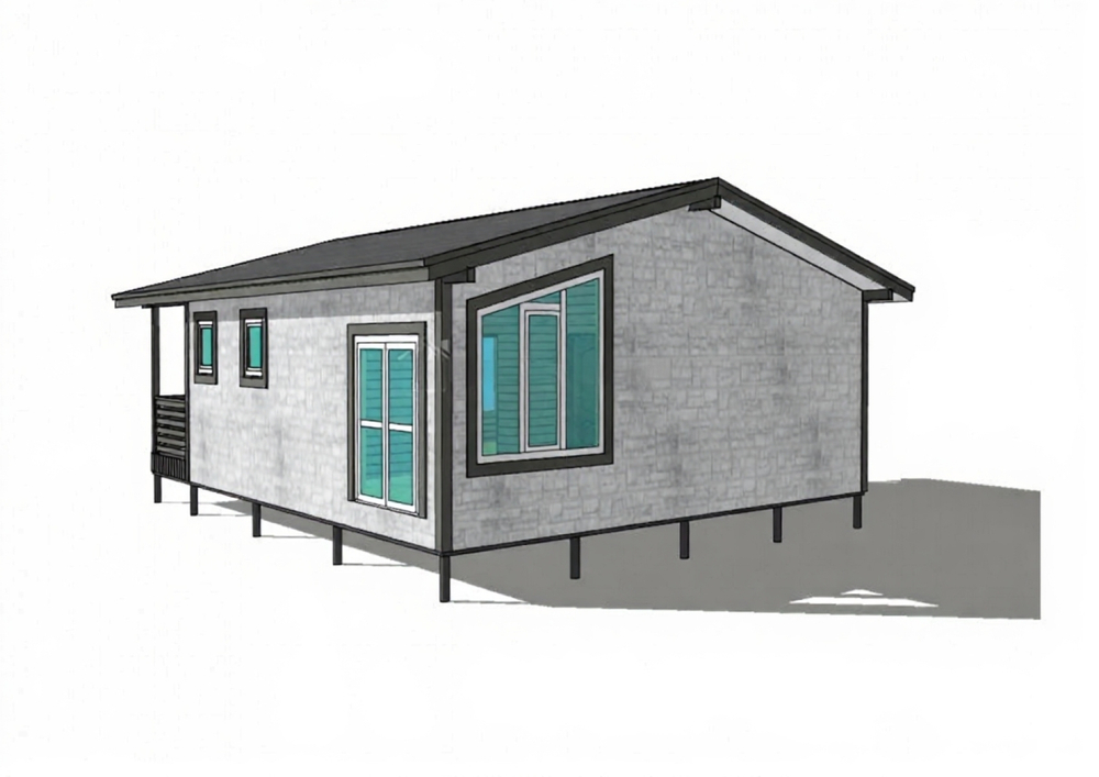 Каркас дома 8 x 8 м