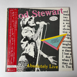 Винтажная виниловая пластинка LP Rod Stewart Absolutely Live (Japan 1982) (Obi) (Promo) The Great Pretender