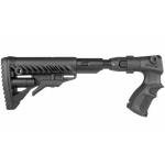 Телескопический складной приклад с амортизатором AGRF 870 FK SB на Remington 870, зеленый, FAB Defense
