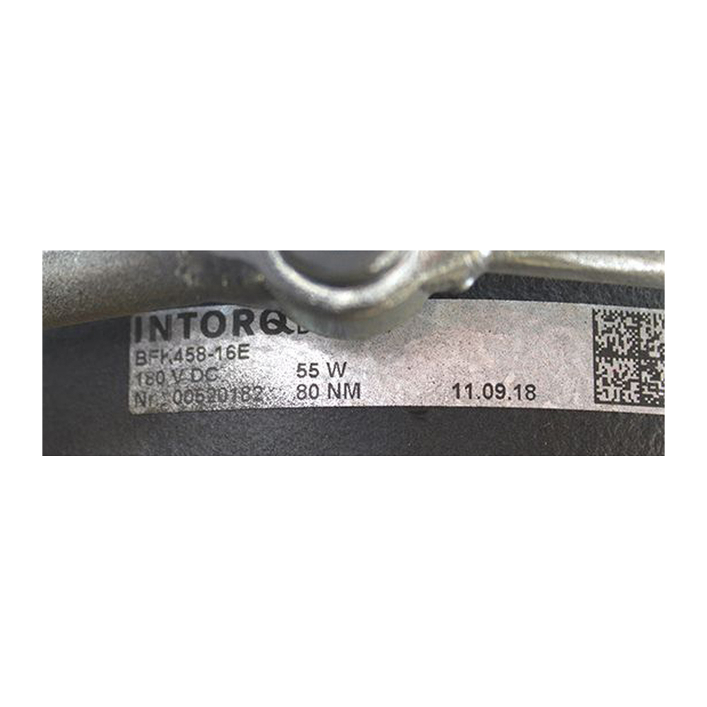 Шильдик INTORQ 00520182: 180 V DC, 55 Вт, 80 Нм