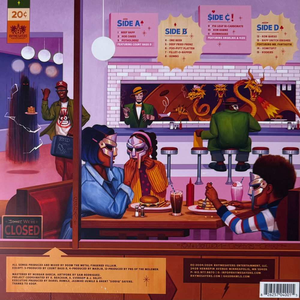 MF Doom ‎– MM..Food 2LP (Европа 2024г.) Colored