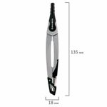 Готовальня BRAUBERG ULTRA, 4 предмета: циркуль 135 мм, запасные грифели, насадка, графитовый цвет, 210821