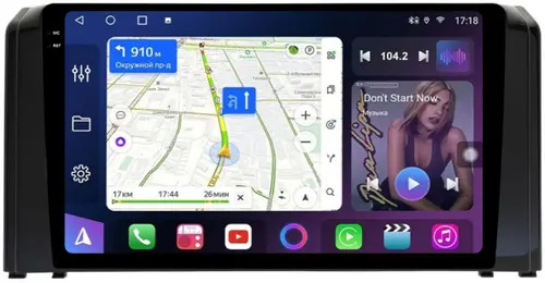 Магнитола для Toyota Roomy, Daihatsu Thor, Subaru Justy 2020-2024 - FarCar S500-TS10 монитор 10.36" QLED на Android 14, Быстрая, CarPlay, 4G SIM-слот