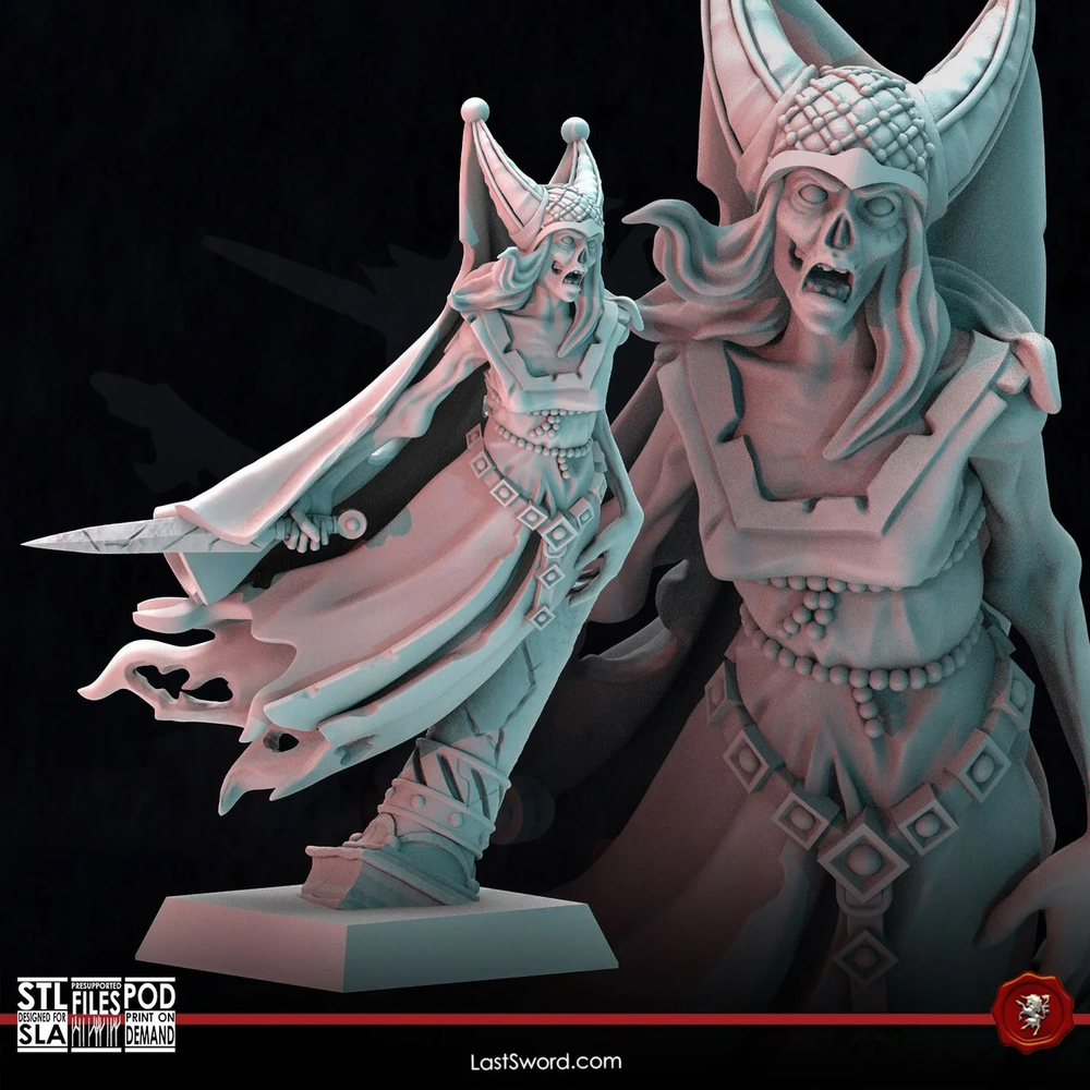 Миниатюра Warhammer Strigoi Court Banshee