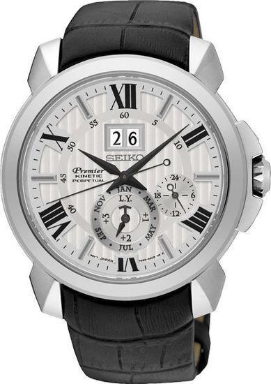 Мужские часы Seiko SNP143P1 Premier Kinetic