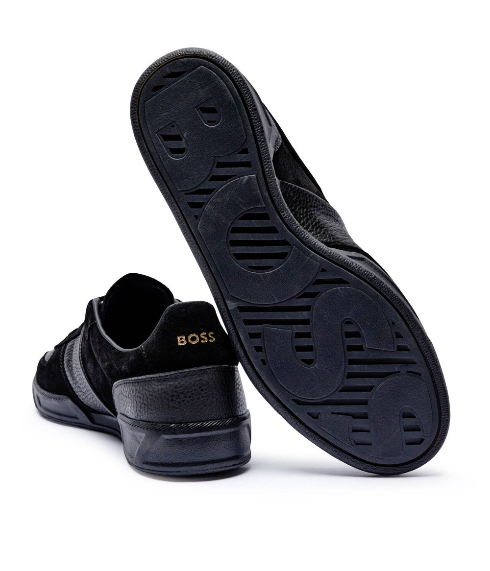 Кожаные кроссовки brandon BOSS BLACK - черный(50529499)