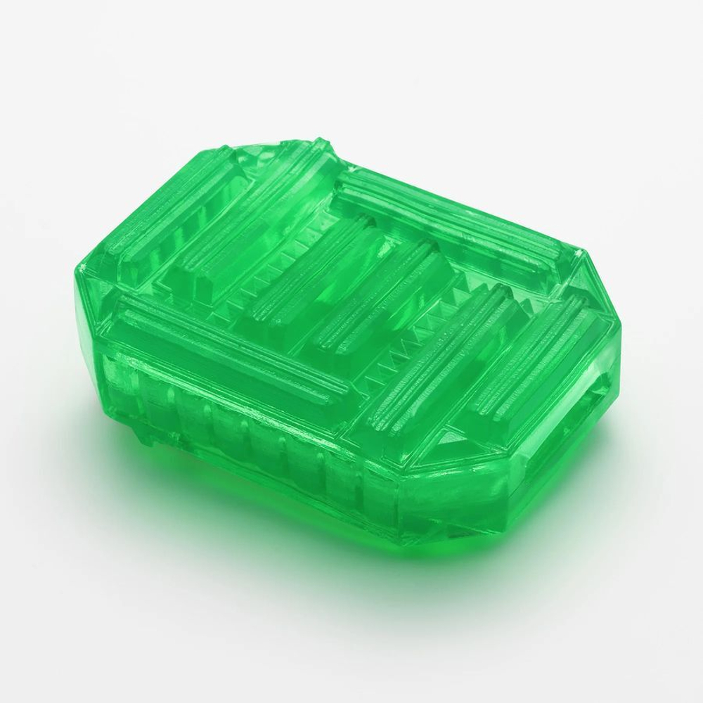 Зеленый мастурбатор-стимулятор Tenga Uni Emerald (Цвет: зеленый)