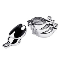 Мужской пояс верности ToyFa Metal 717207