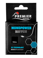 Леска для рыбалки Premier Fishing MONOPOWER MATCH Blue Nylon 0,40mm/100m (PR-MM-B-040-100)