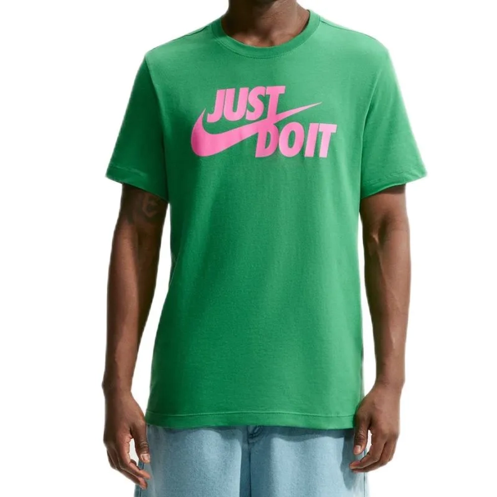 Теннисная футболка Nike Sportswear Just Do It - classic green