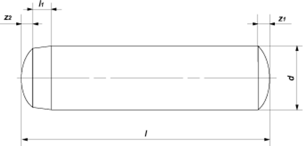 DIN 6325 (EN ISO 8734-A) Штифт цилиндрический закаленный DIN 6325 (EN ISO 8734-A) Штифт цилиндрический закаленный