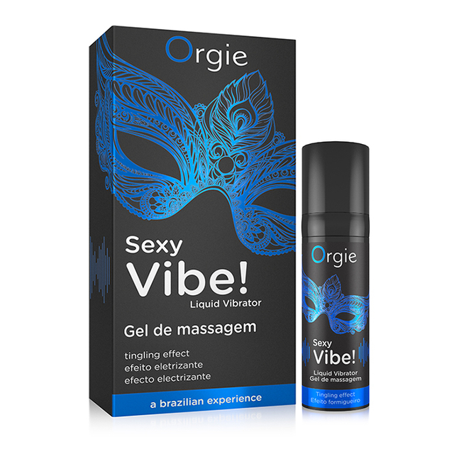 Жидкий вибратор Orgie Sexy Vibe Liquid Vibrator с эффектом вибрации, 15 мл