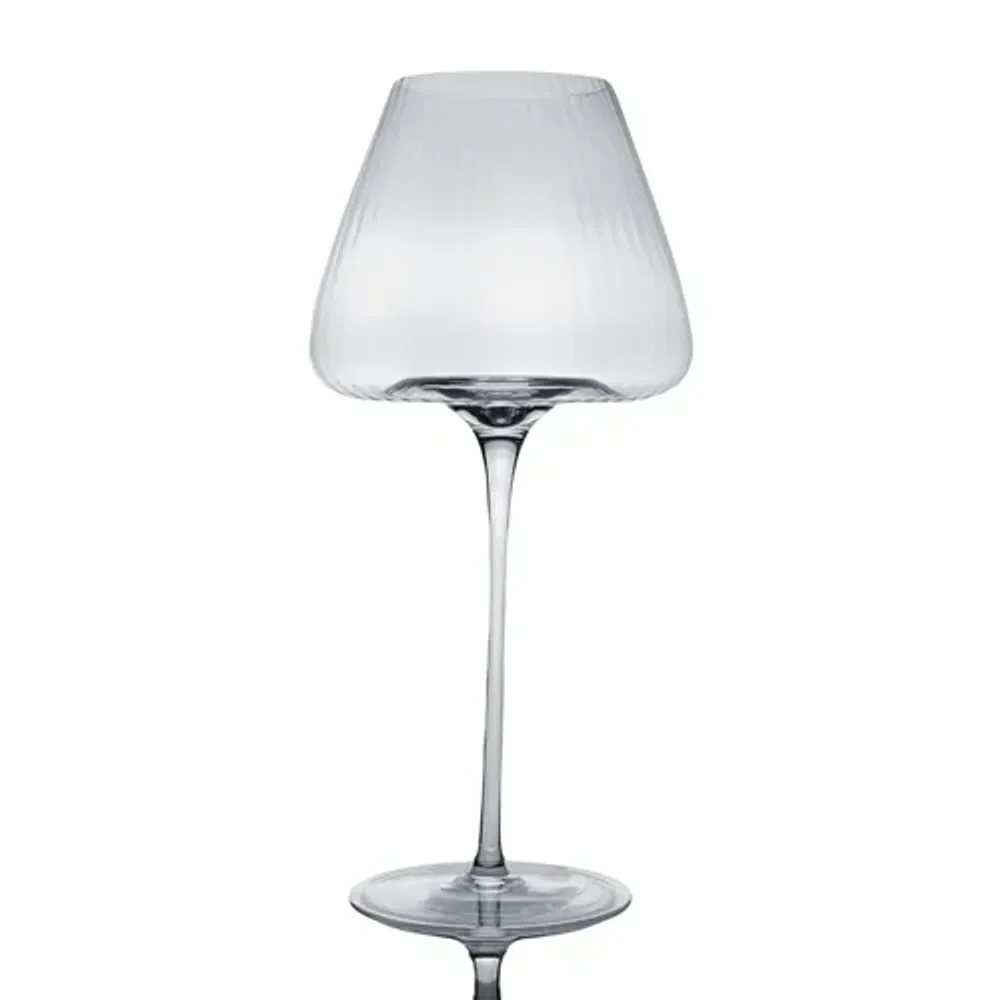 Бокал для вина 710 мл "Zie Optical" d 12,2/6,6 см h25,3 см оптические грани P.L. - BarWare [4]