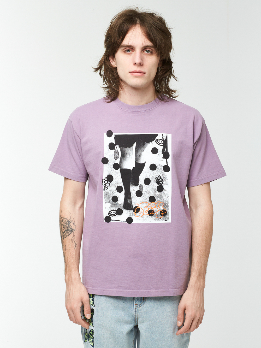 Мужская Футболка Obey Polka Dots