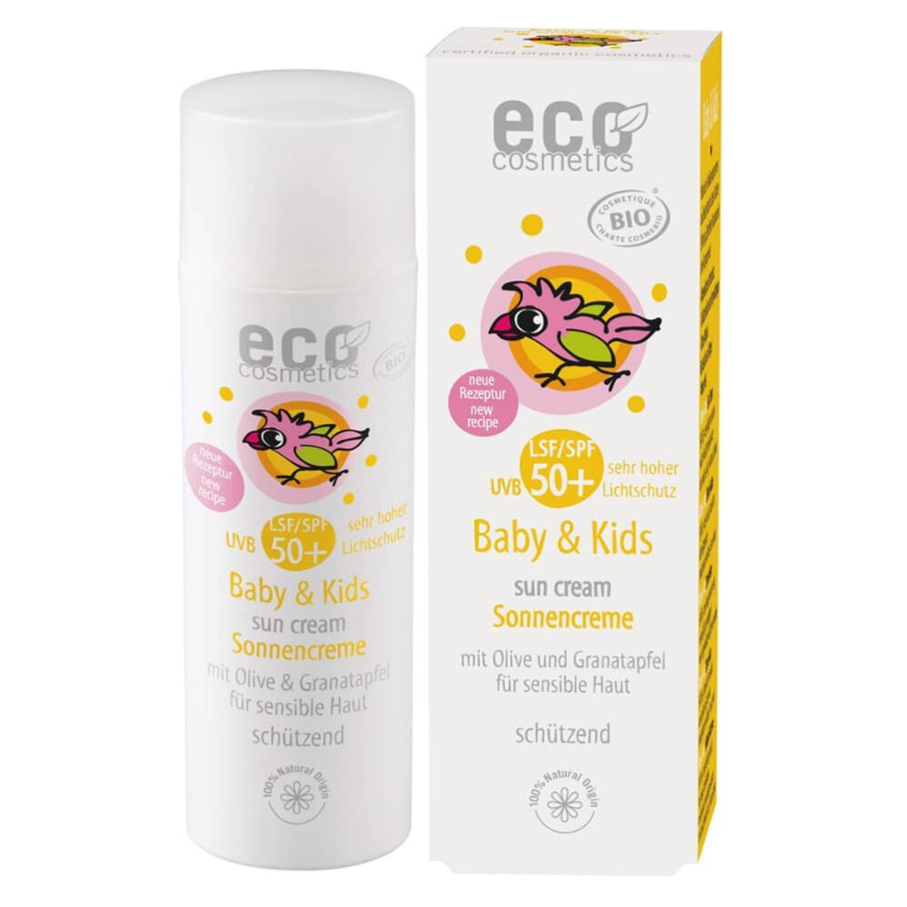Детский солнцезащитный крем SPF 50+ Eco Cosmetics, 50 мл