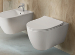 Подвесной унитаз I.LIFE O с технологией смыва HydroTwist, глубокий смыв, с крепежом EasyFix+