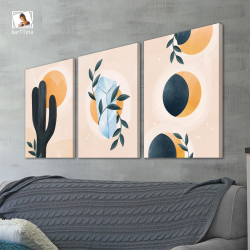 Картина karTTina "Черное древо", 150 см х 70 см