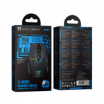 Беспроводная игровая мышь Hoco GM651 проводное+2.4G+Bluetooth 5.4 (black)