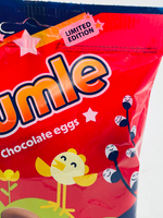Fazer мини яйца из молочного шоколада с начинкой Dumle, 90 г (из Финляндии)