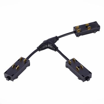T-образный коннектор ST015.422.19 чёрный Skyline 220 ST-Luce