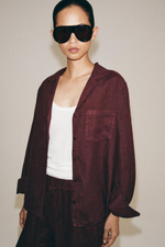РУБАШКА ИЗ 100% ЛЬНА С КАРМАНОМ — ZW COLLECTION — ZARA