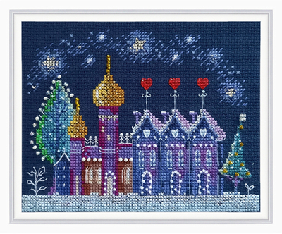 "Замок,в котором живет сказка"-C375  вышивка