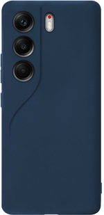 Мягкий Soft Touch чехол из силикона для TECNO CAMON 40 PRO 5G (не 4G) с бархатной подкладкой