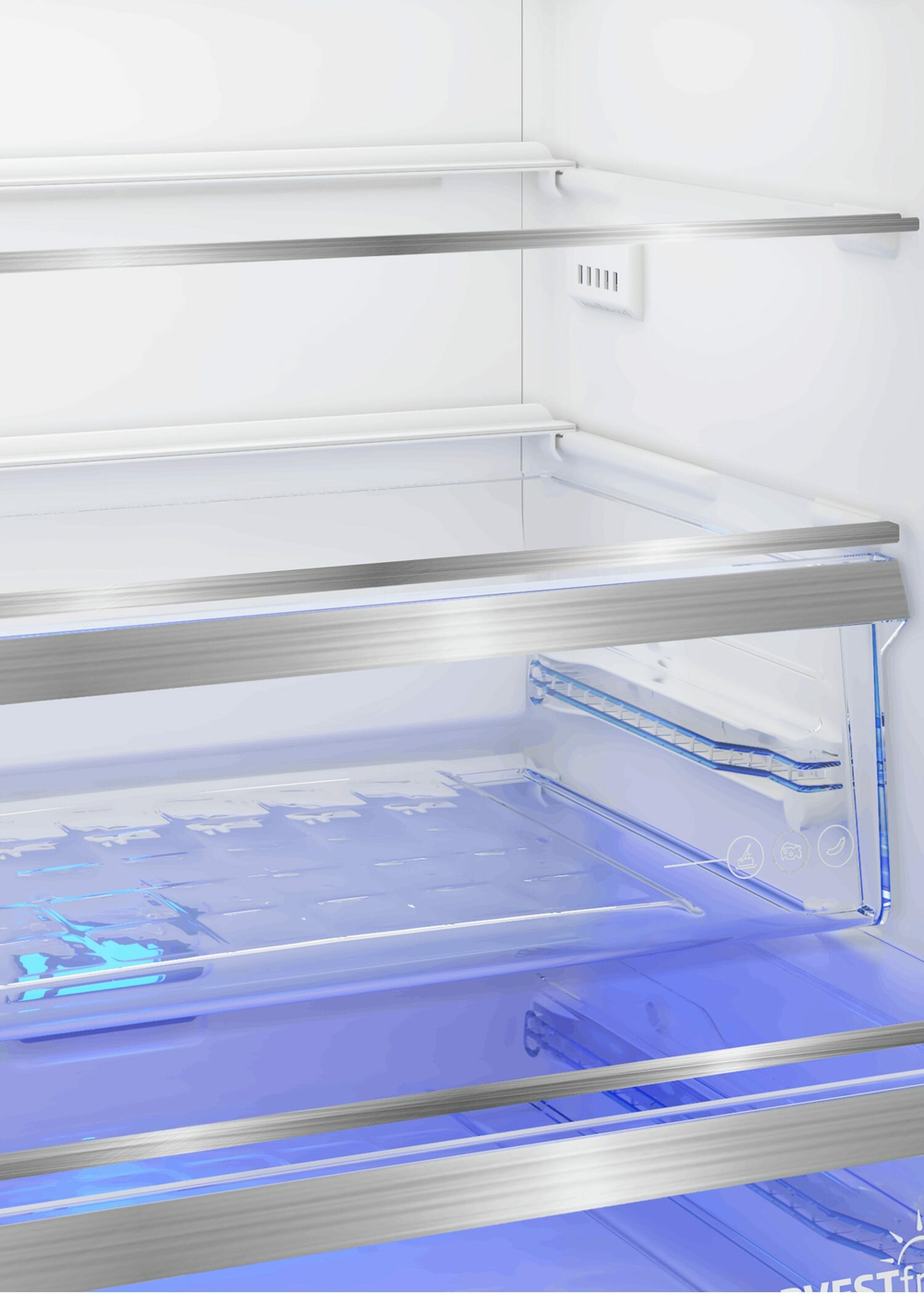 Двухкамерный холодильник Beko B5RCNK406HDXBR стальной антрацит