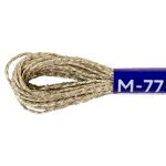 Мулине Gamma металлик NM 12 мотков по 8 метров, M-77 св.золотистый, Gamma MOULINE